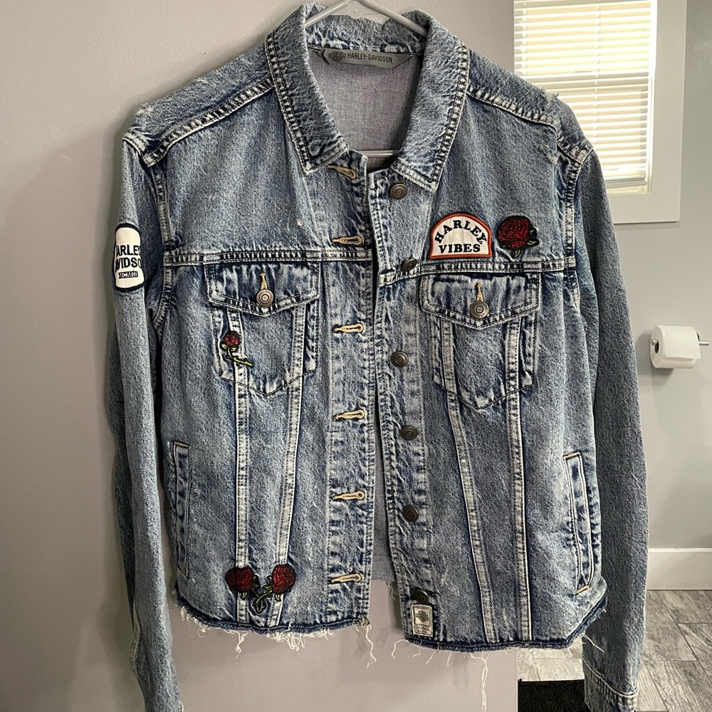 Harley Davidson patchwork jacket